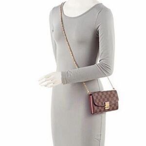 LOUIS VUITTON CROISETTE WOC DAMIER SHOULDER BAG/CROSSBODY BAG